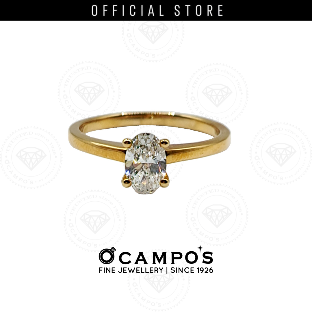 Via Oval cut Lab-grown Engagement Ring
