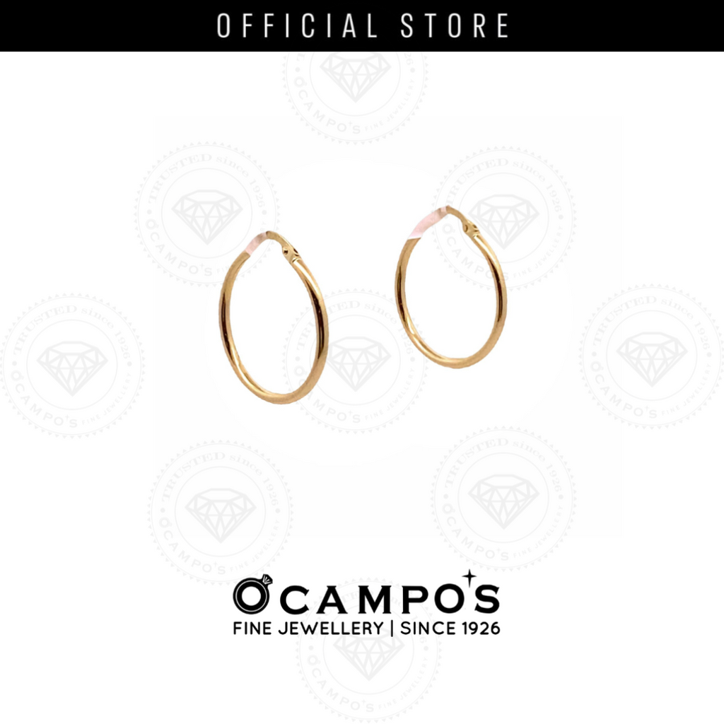 Izza Hoop Plain Earrings