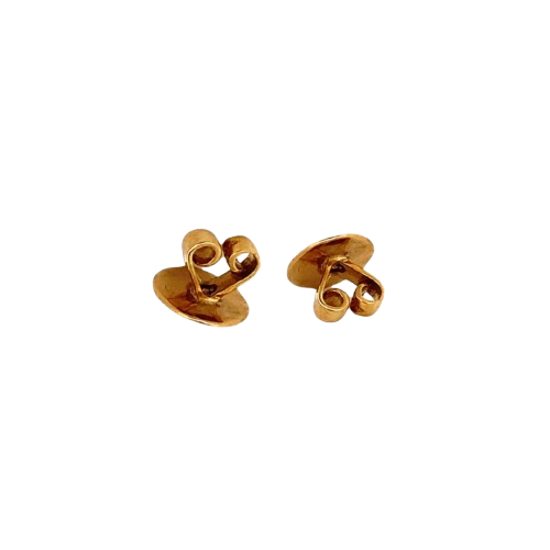 Earnut 14Karat Yellow Gold Thick 0.9G (Per Piece)