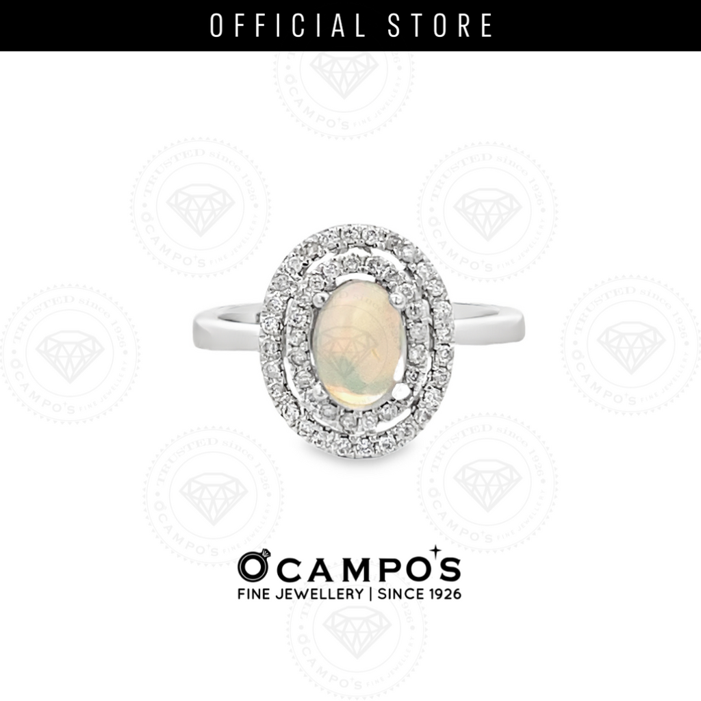 LEVIE HALO OPAL RING