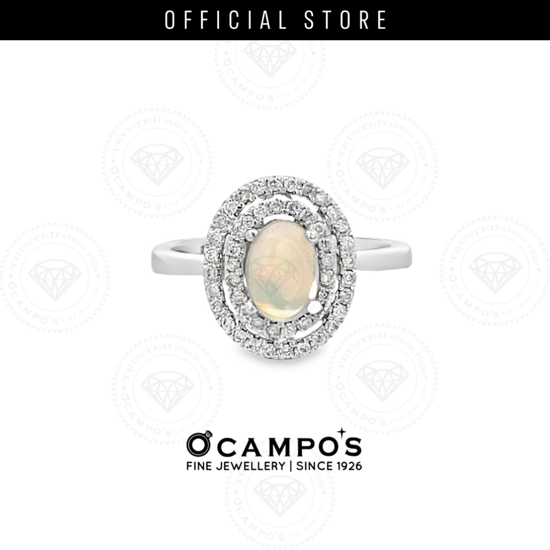 LEVIE HALO OPAL RING