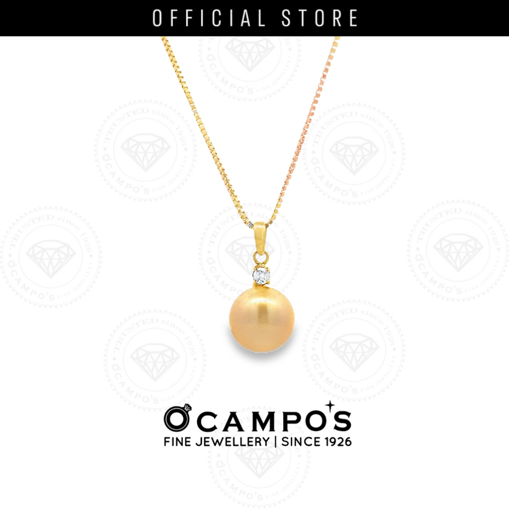 Clara Champagne South Sea Pearl Pendant