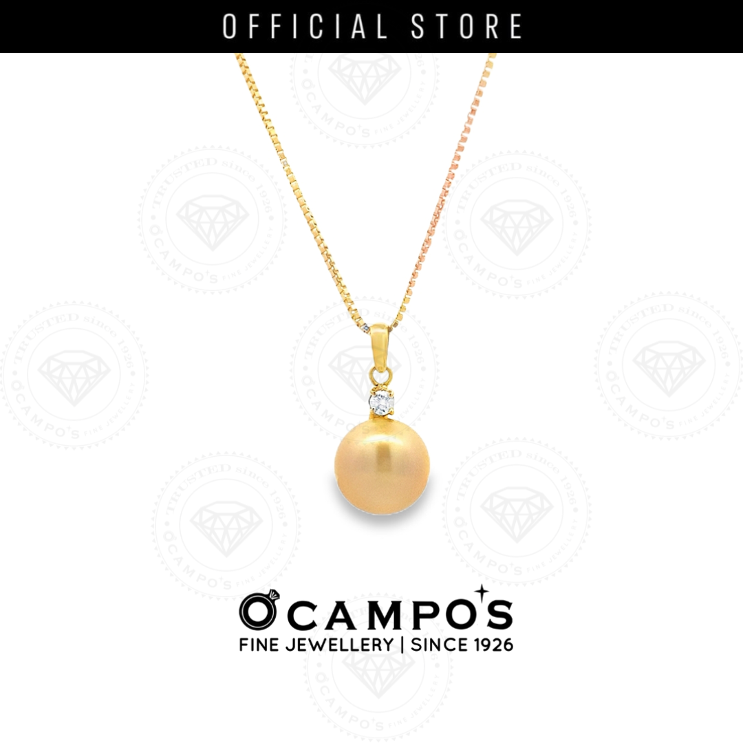 Clara Champagne South Sea Pearl Pendant