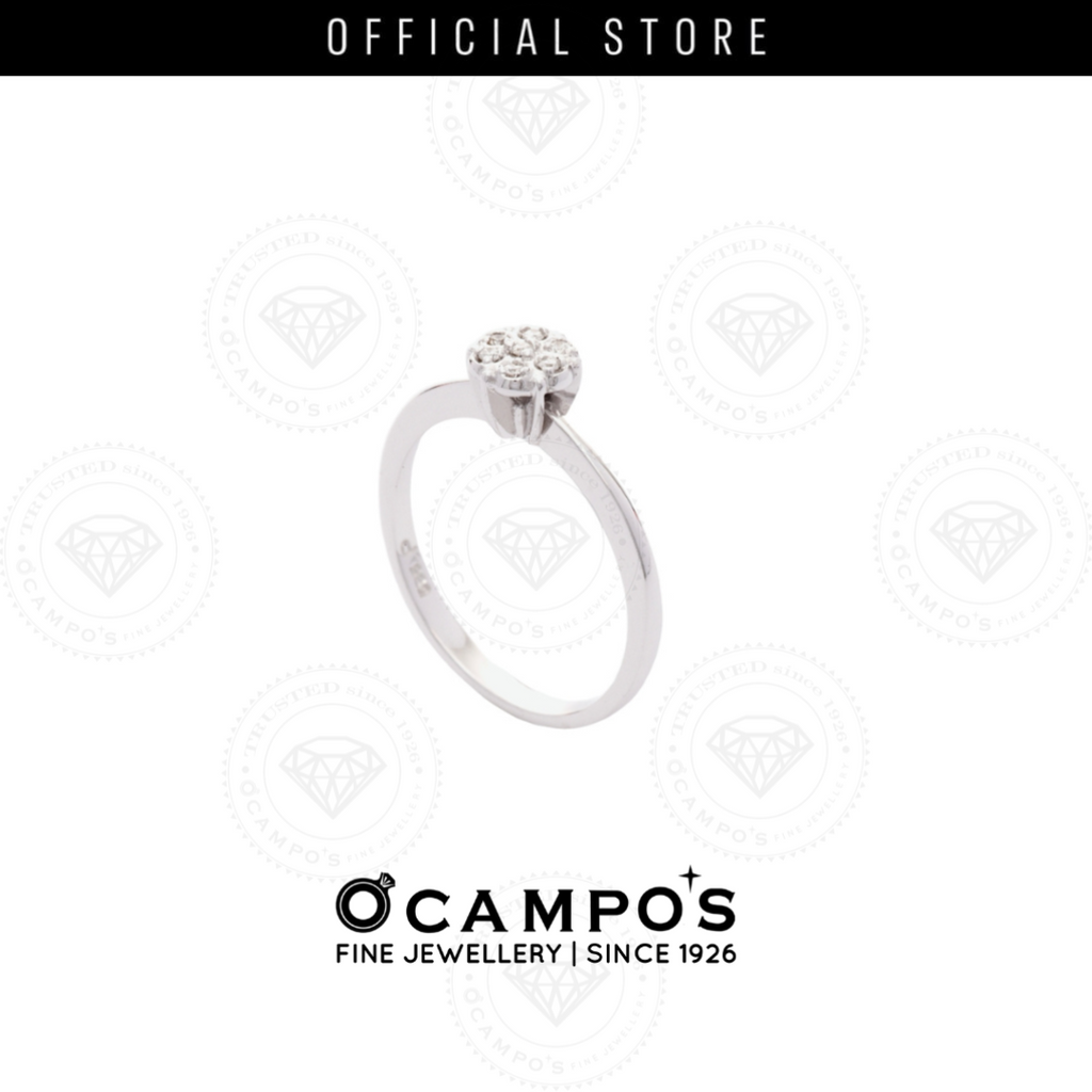 Rosa Diamond Ring X1 - White Gold