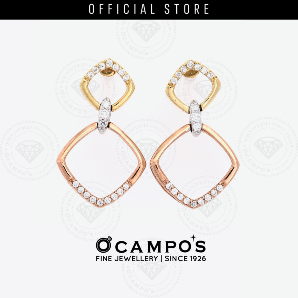 Holly Diamond Dangling Earrings