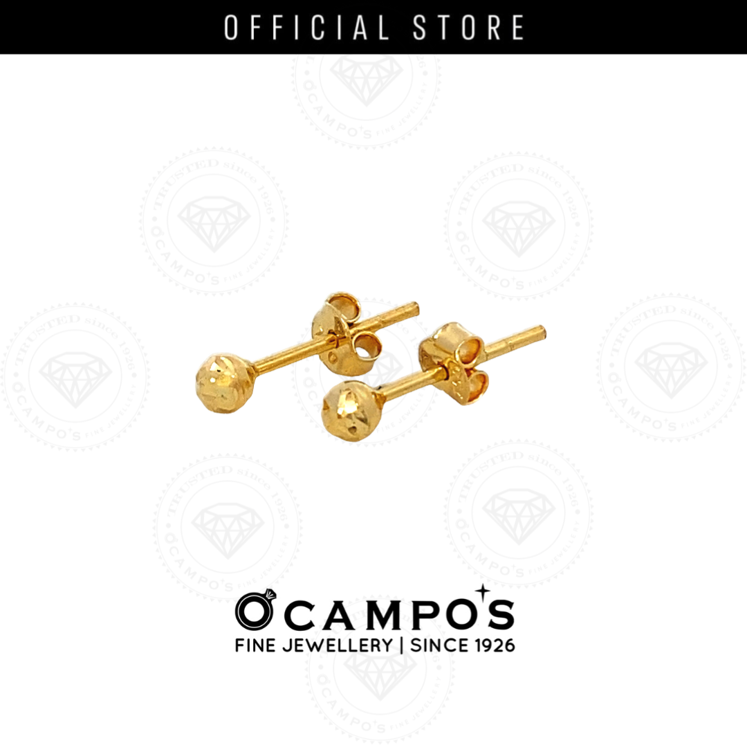 Lauren Balls Diacut Stud Earrings (SOLD PER PIECE)