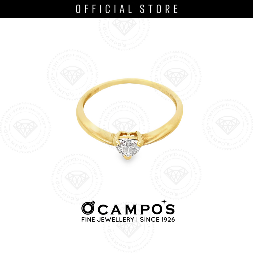 SOLITAIRE HEART CUT DIAMOND RING
