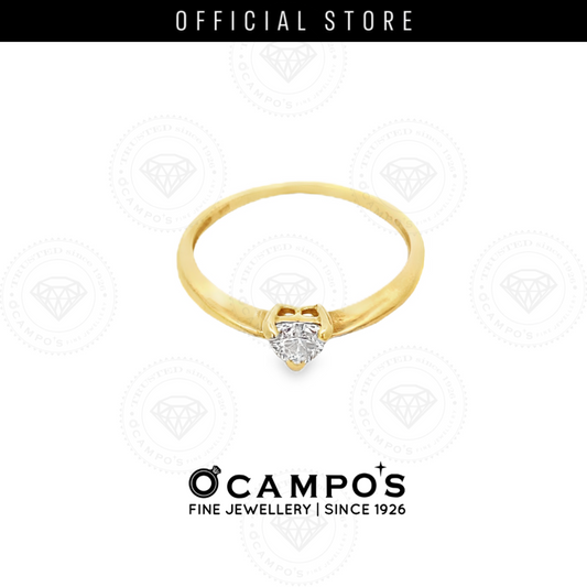 SOLITAIRE HEART CUT DIAMOND RING