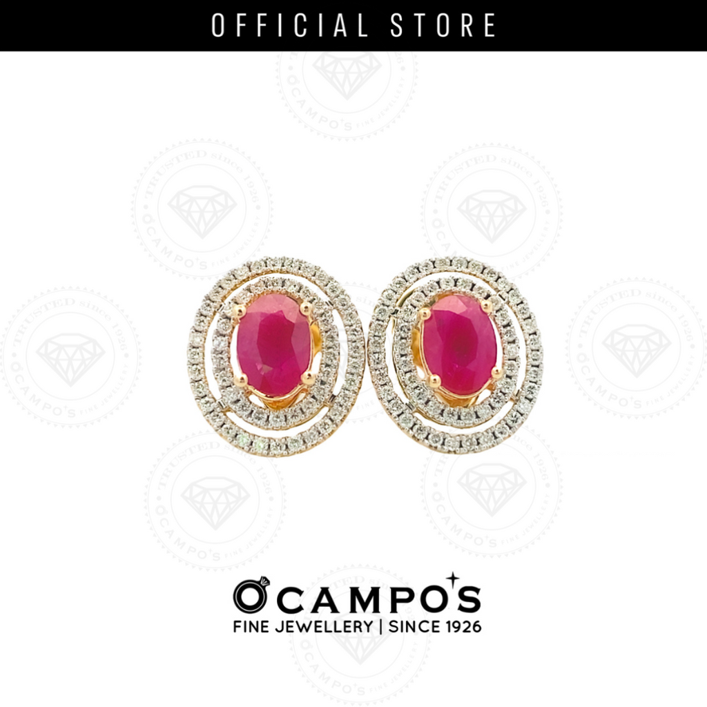 Alejandra Ruby Earrings