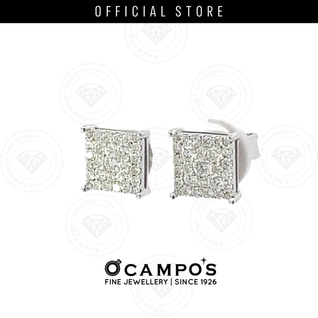 Dutches Earrings White Gold