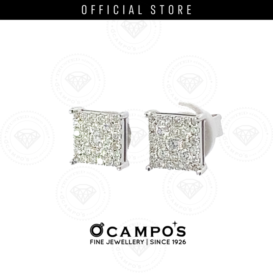 Dutches Earrings White Gold