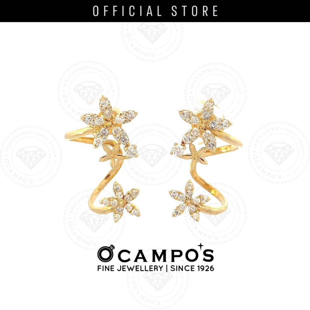 Amirah Yellow Gold Earrings