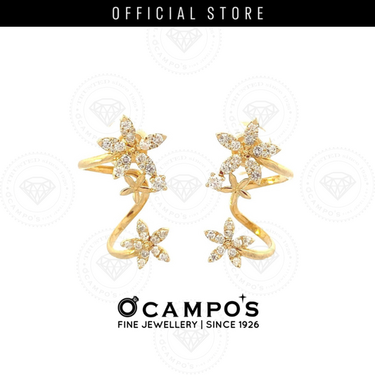 Amirah Yellow Gold Earrings