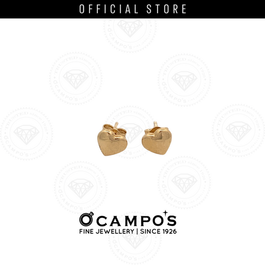Veronica Heart Stud Earrings
