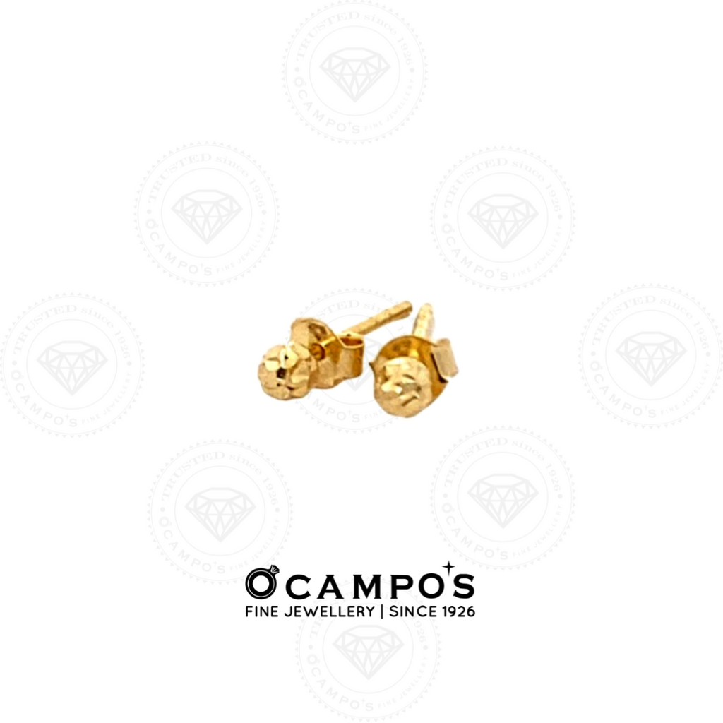Lauren Balls Diacut Stud Earrings (SOLD PER PIECE)