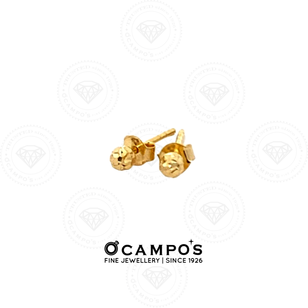 Lauren Balls Diacut Stud Earrings (SOLD PER PIECE)