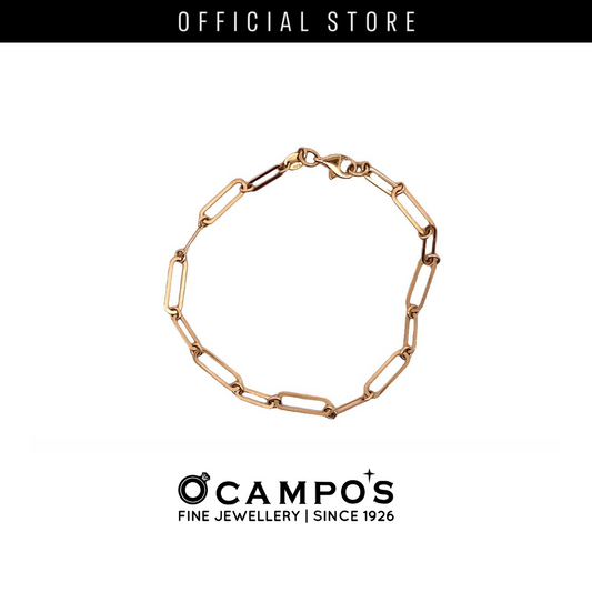 Cleona Paper Clip Design Bracelet