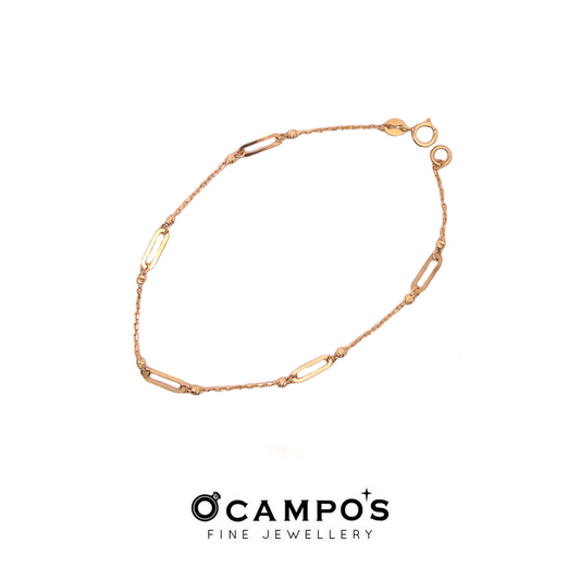 Allison Paper Clip Bracelet