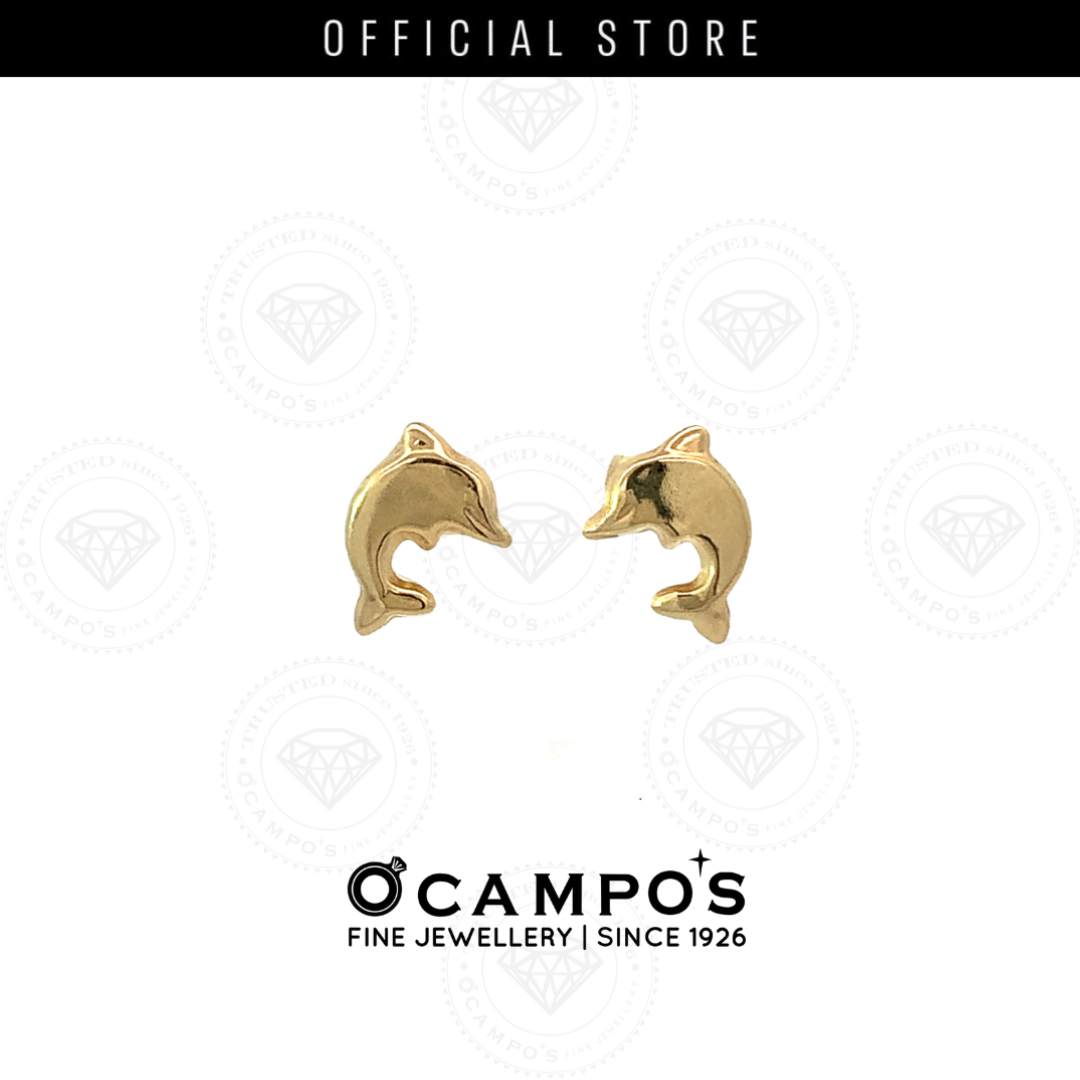 Delphy Dolphin Stud Earrings