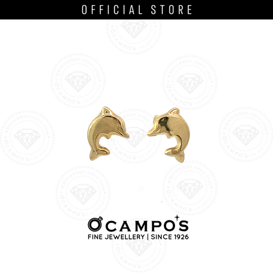 Delphy Dolphin Stud Earrings