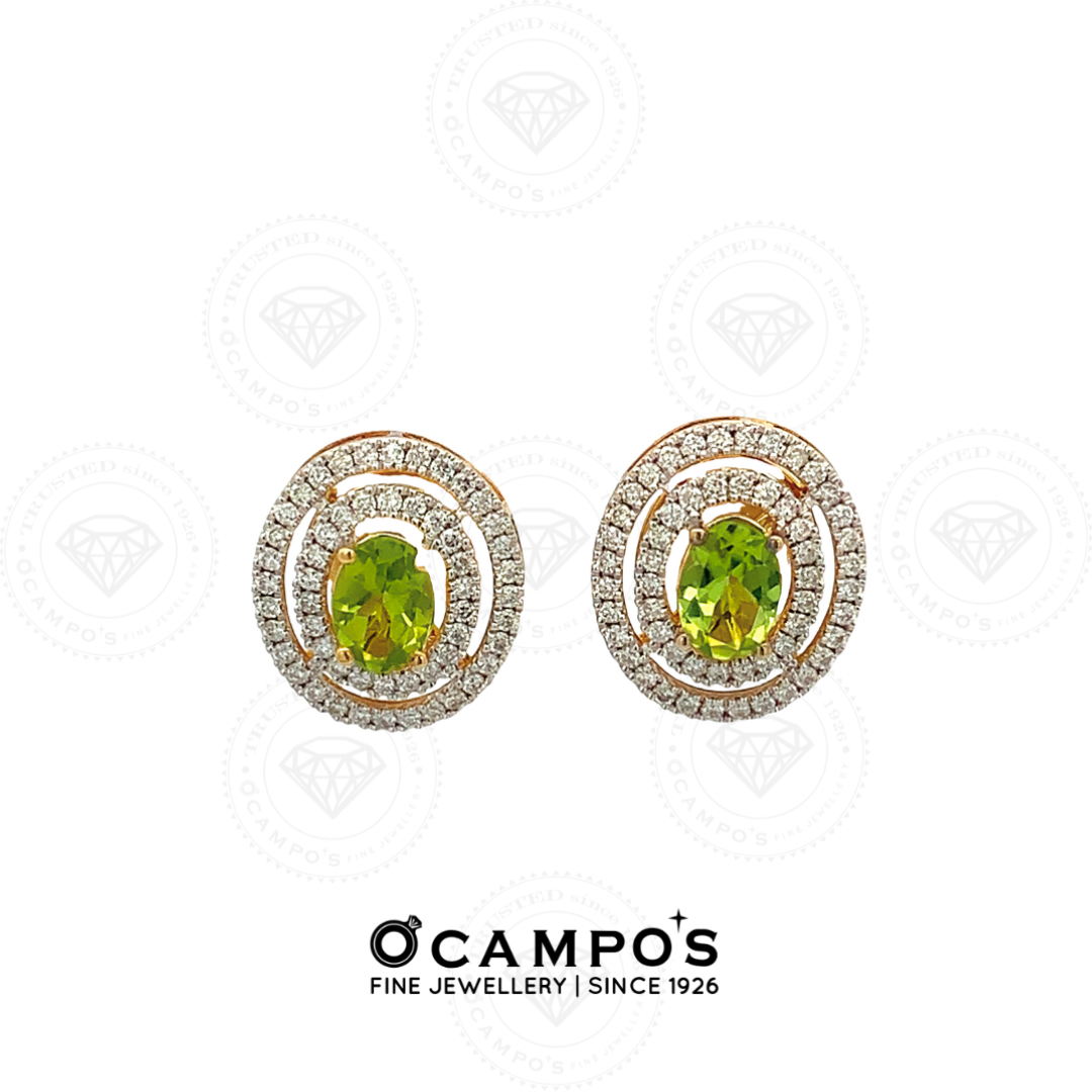 Olivia Peridot Earrings