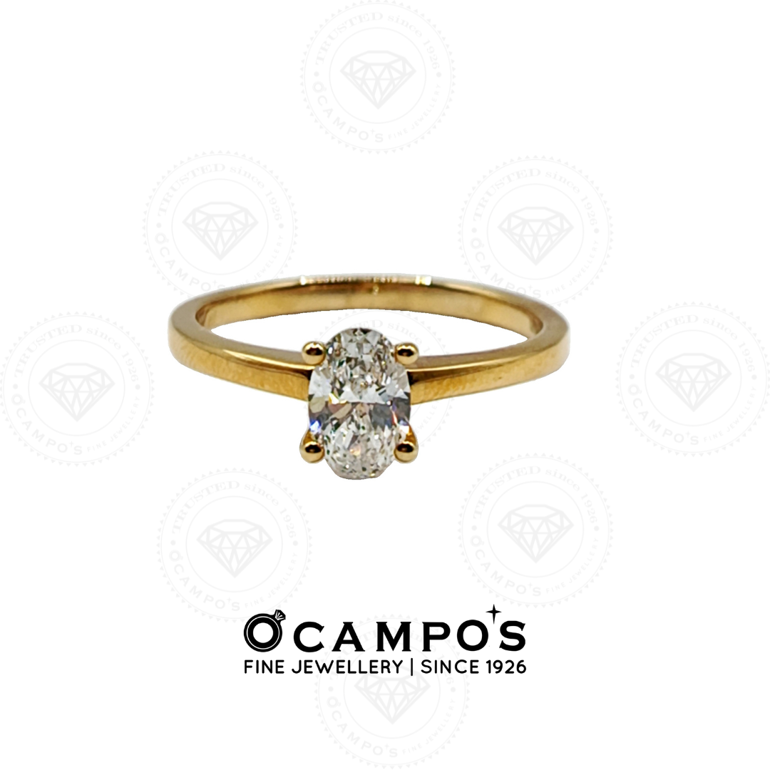 Via Oval cut Lab-grown Engagement Ring