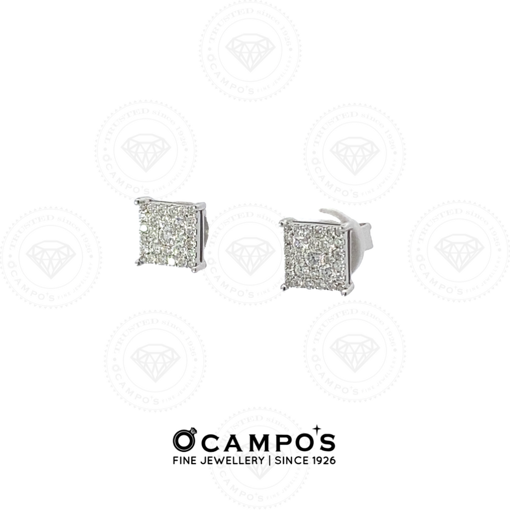 Dutches Earrings White Gold