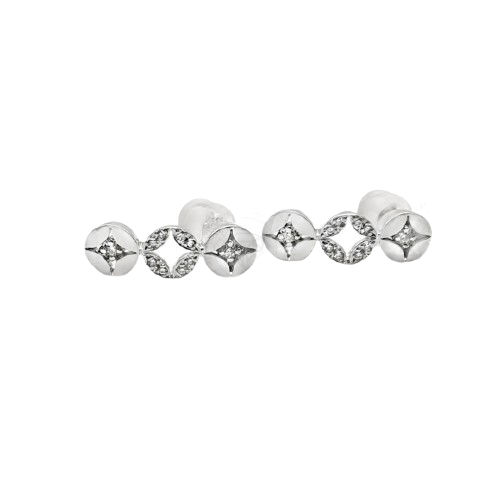 Kara Dangling Stud Earrings