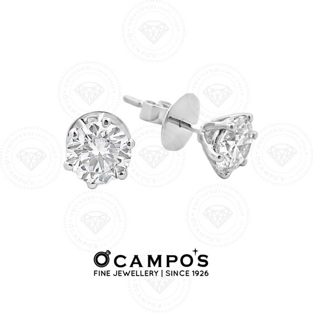 Nica Round Stud Earring