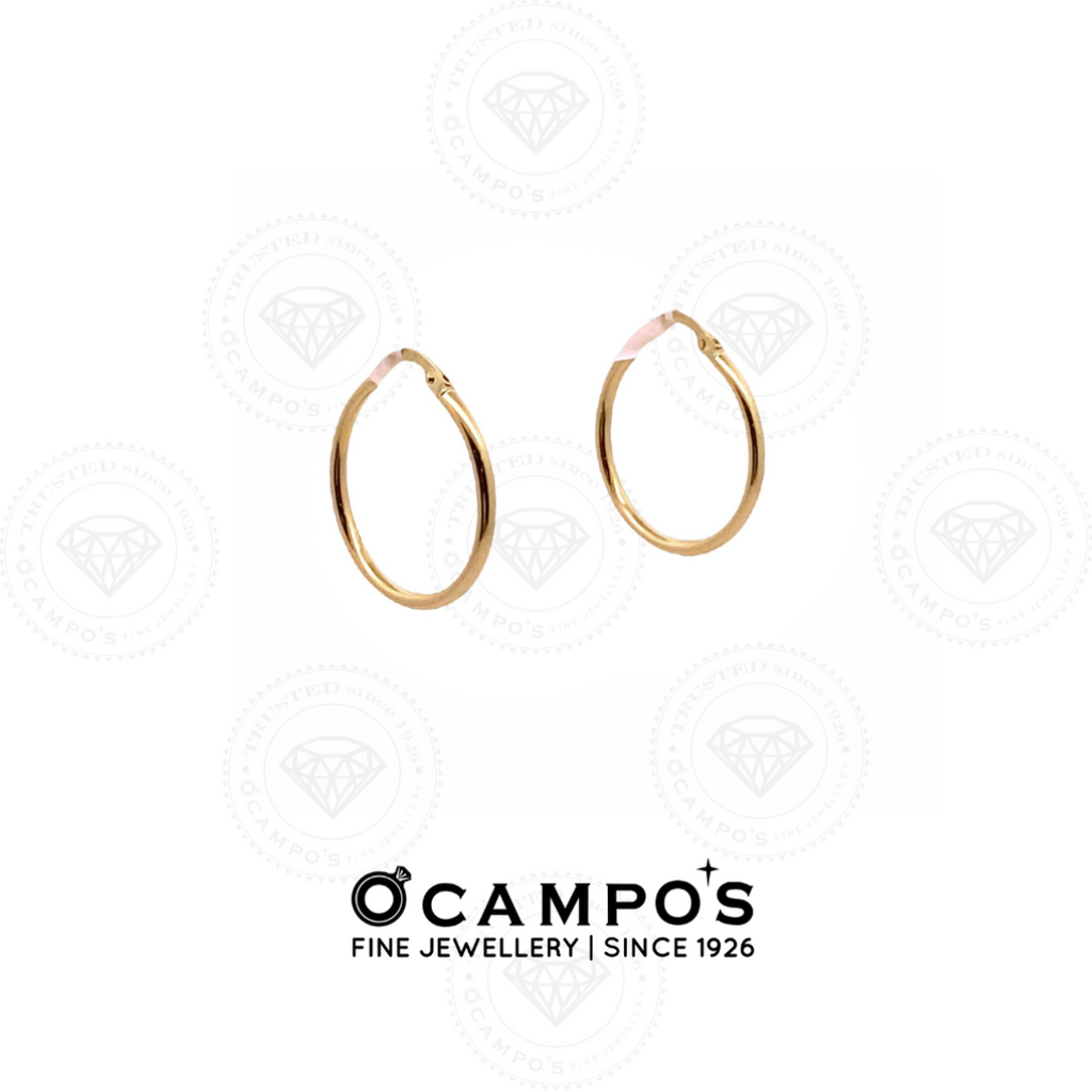 Izza Hoop Plain Earrings