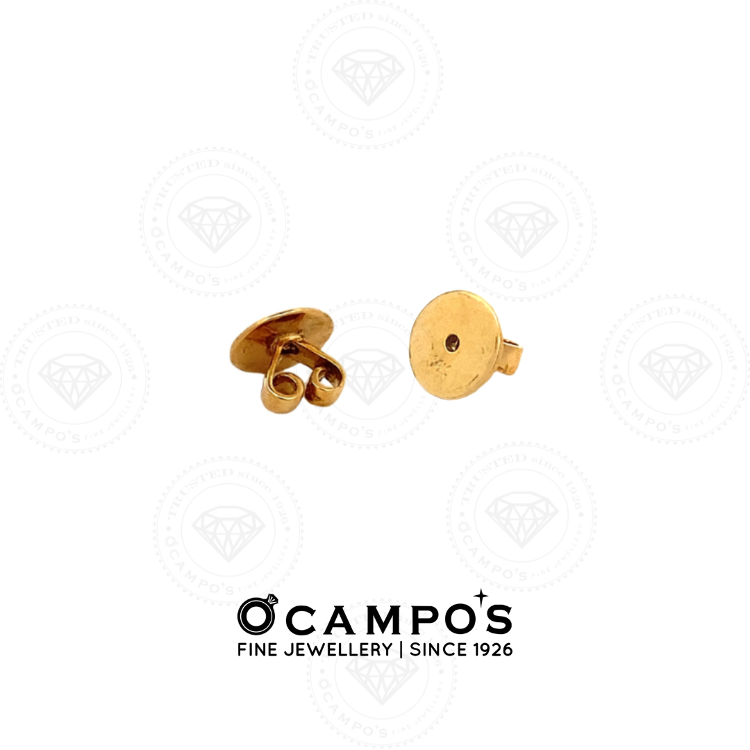 Earnut 14Karat Yellow Gold Thick 0.9G (Per Piece)