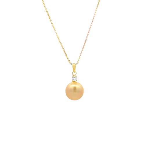Clara Champagne South Sea Pearl Pendant