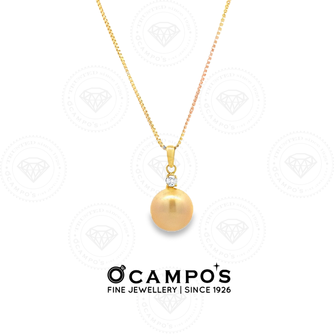 Clara Champagne South Sea Pearl Pendant