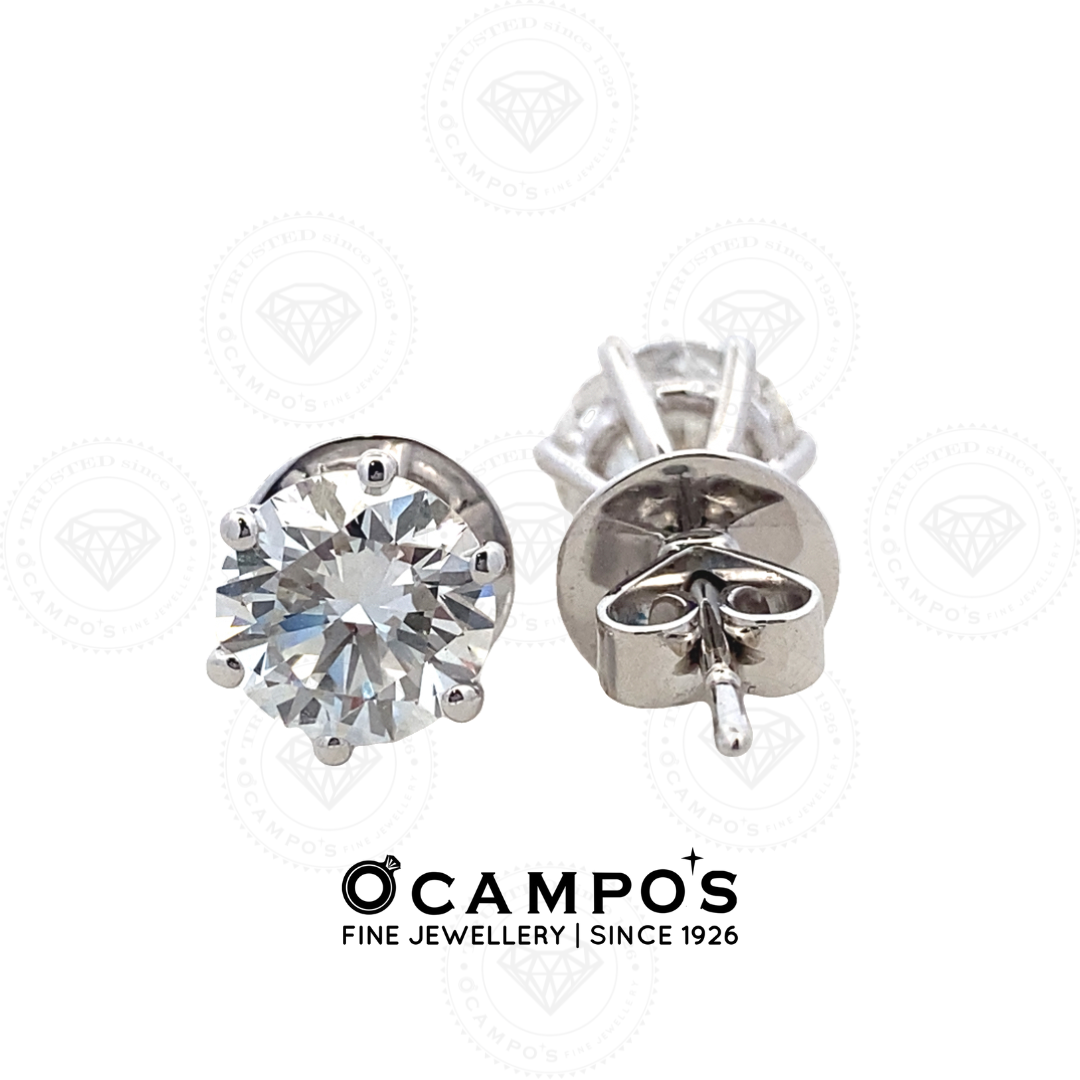 Nica Round Stud Earring