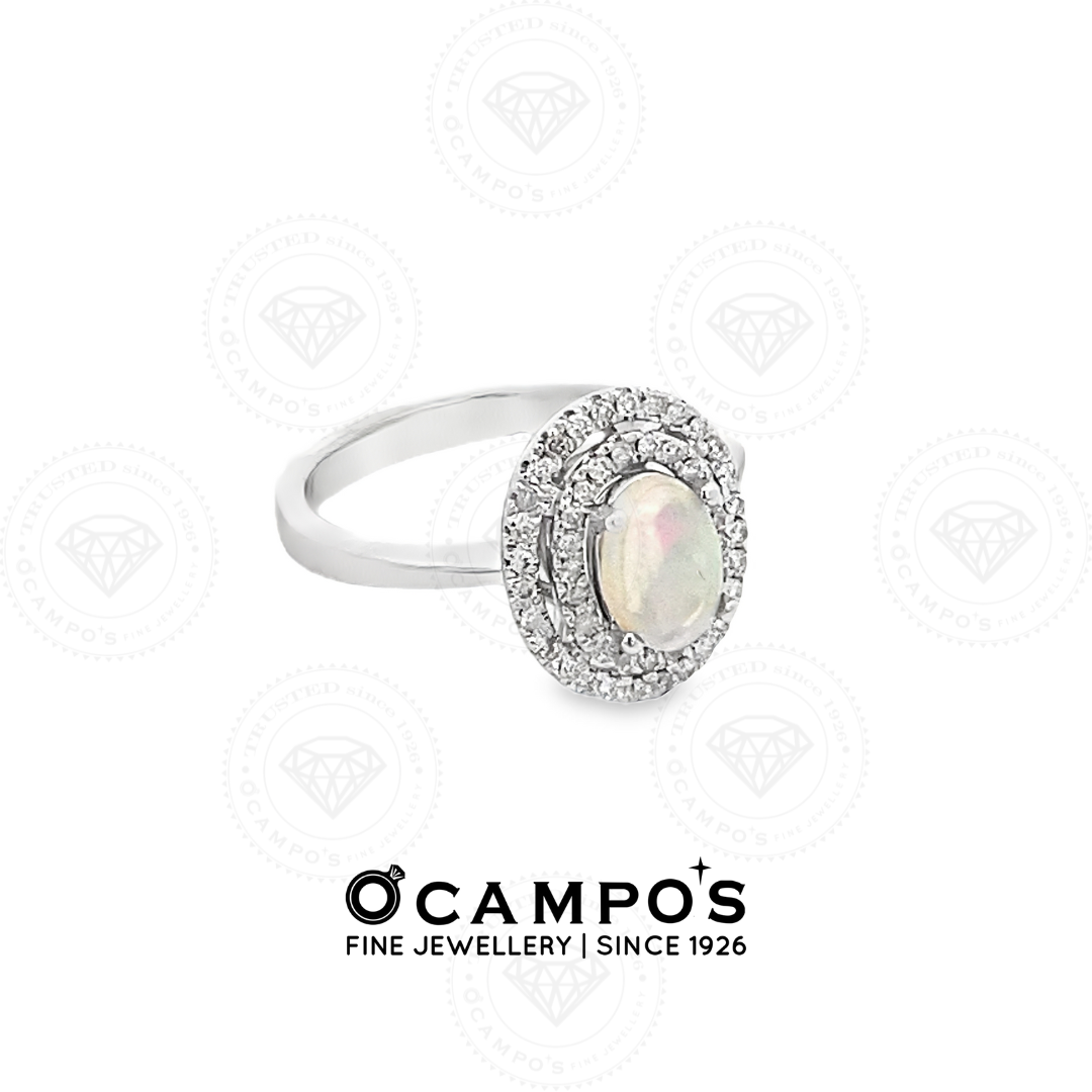 LEVIE HALO OPAL RING