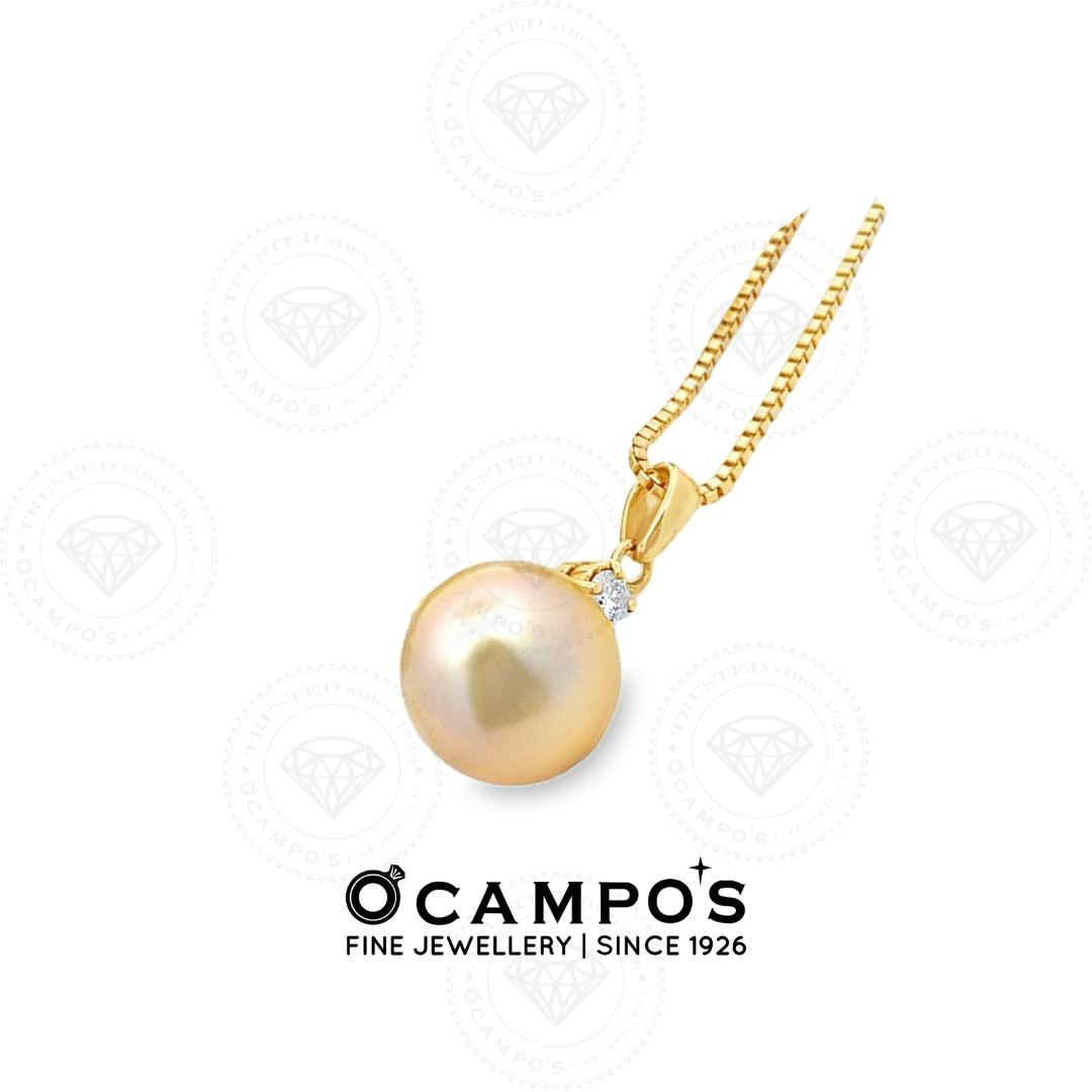 Clara Champagne South Sea Pearl Pendant