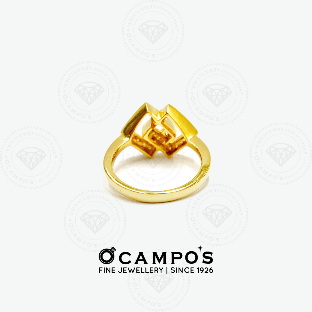 Audrey Diamond Ring - Yellow Gold