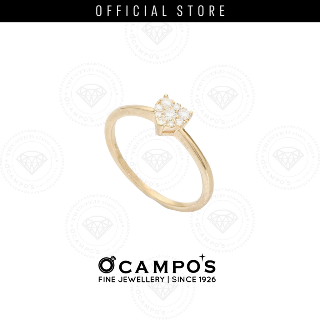 Countess Illusion Diamond Ring - Yellow Gold