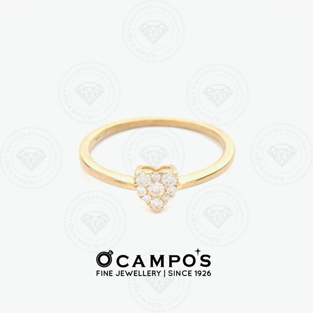 Countess Illusion Diamond Ring - Yellow Gold