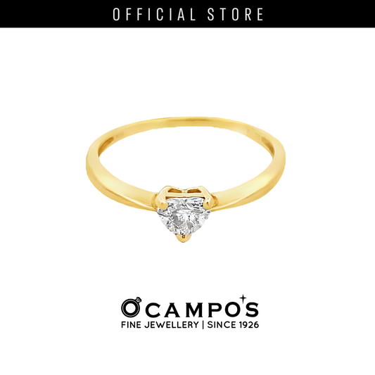 Ameera Heart Dia Engagement Ring