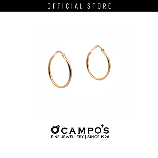 Izza Hoop Plain Earrings