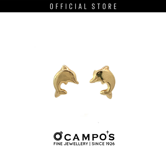 Delphy Dolphin Stud Earrings