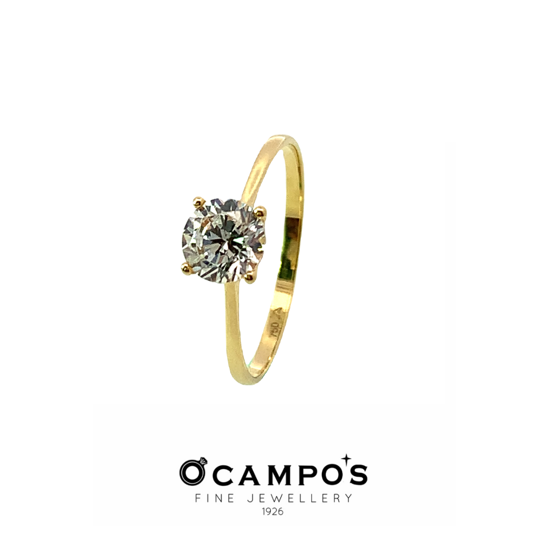 Mira Cubic Zirconia Engagement Ring