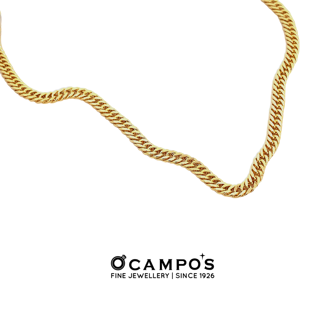 Curb Style Men's Chain - Yellow Gold