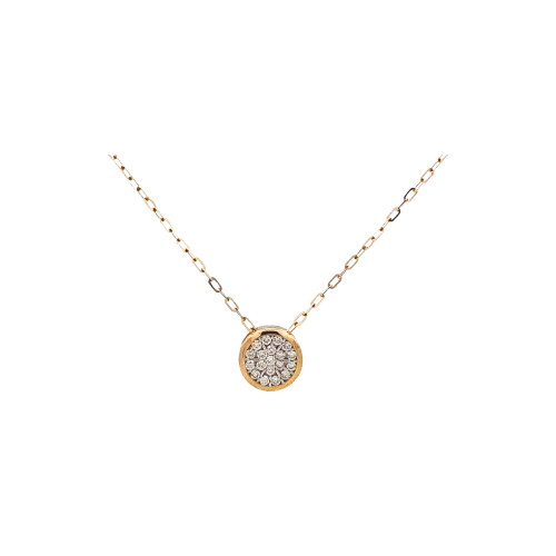 Donut Round Illusion Pendant
