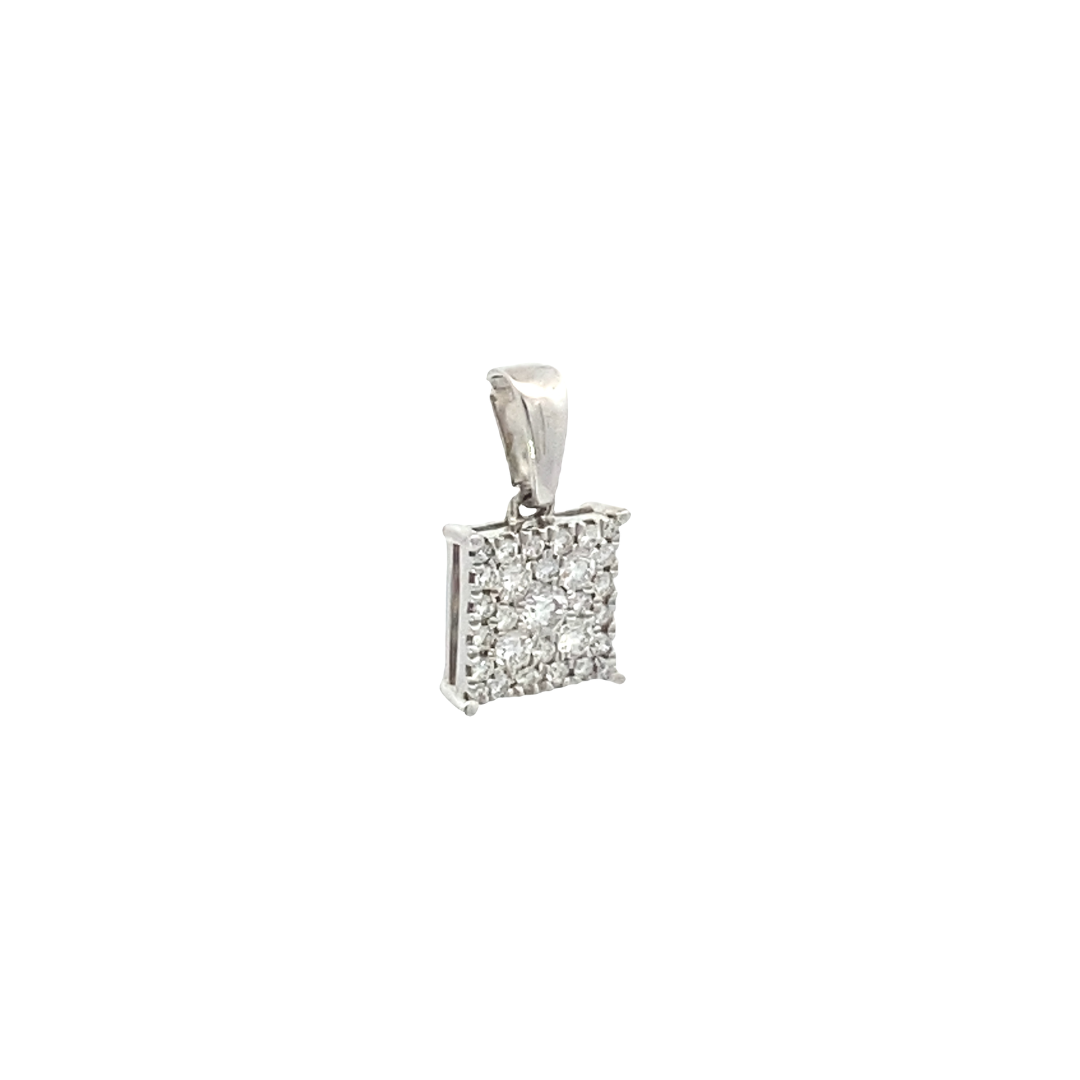 Dutches Pendant White Gold
