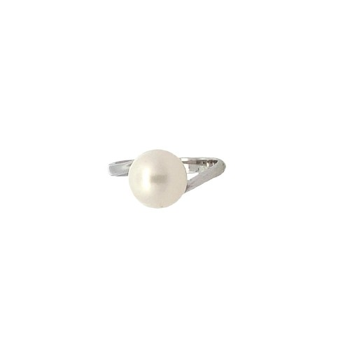 Ianthe White Gold Ring With Cultured Pearl
