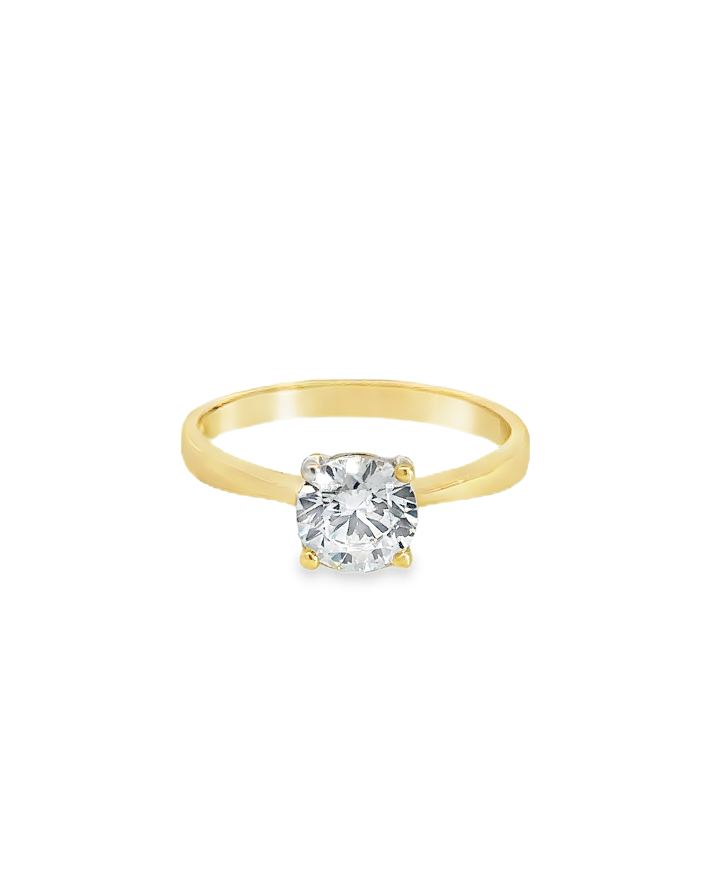 Thalya 18 Karat Yellow Gold Ring Size 7