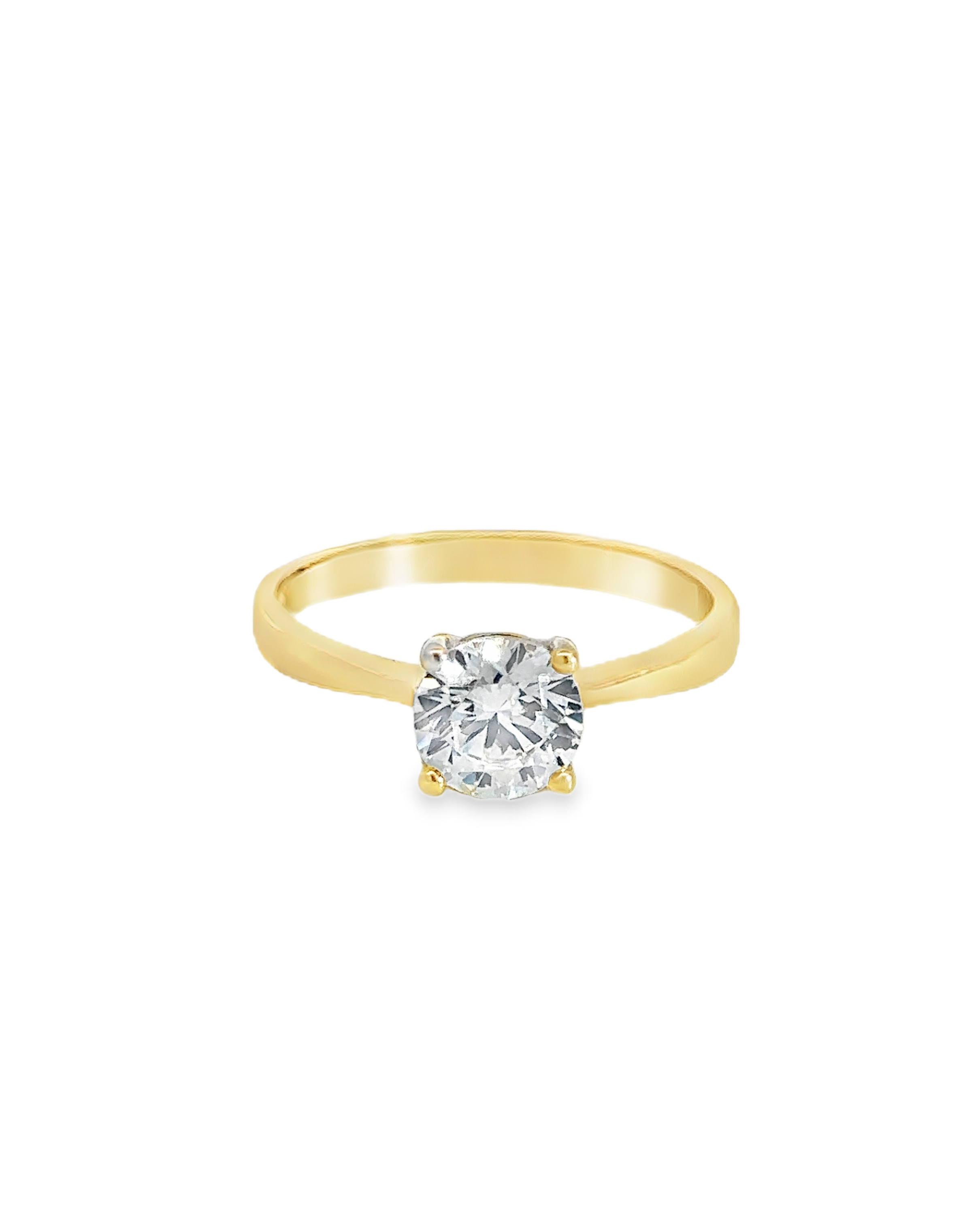 Thalya 18 Karat Yellow Gold Ring Size 7