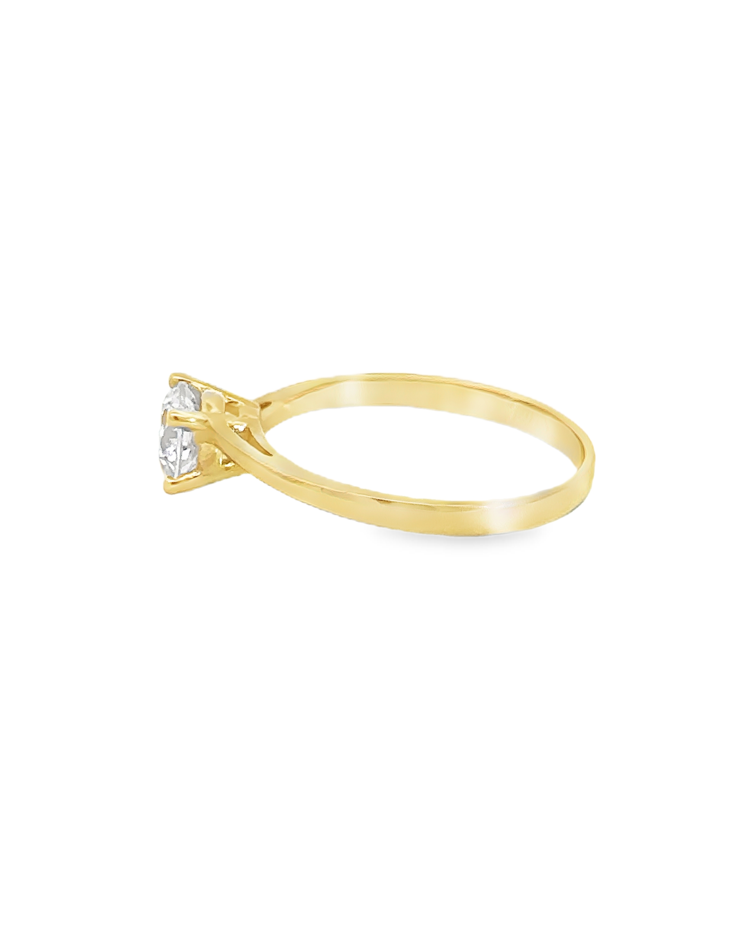 Rhodessa 18 Karat Yellow Gold Engagement Ring S-7.25